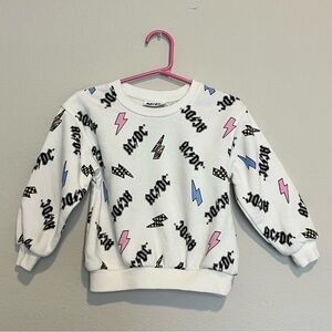 AC/DC Girls 3T Graphic Logo Sweatshirt